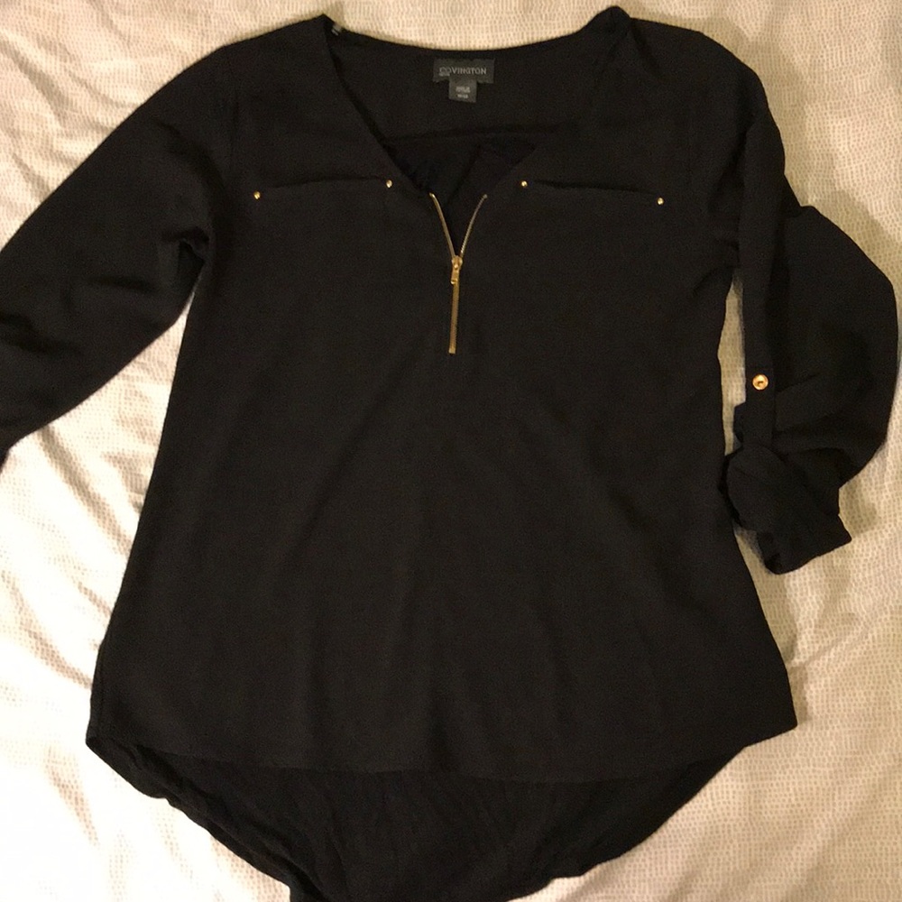 Black dressy top